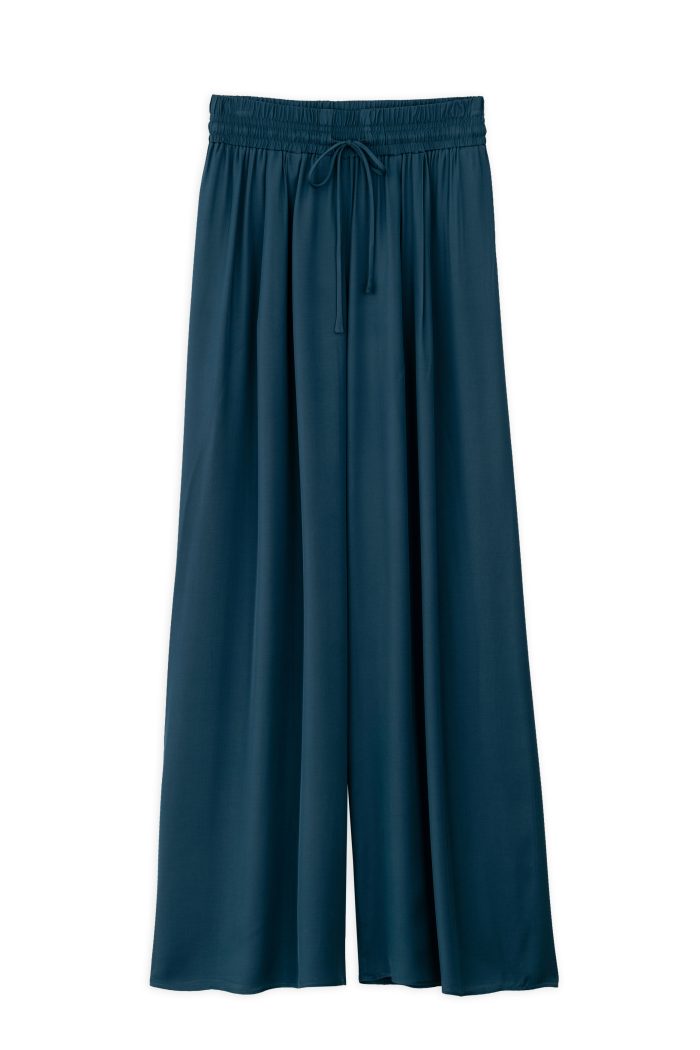 PHILOSOPHY SATIN FINE ECOVERO WIDE LEG PANTS 
