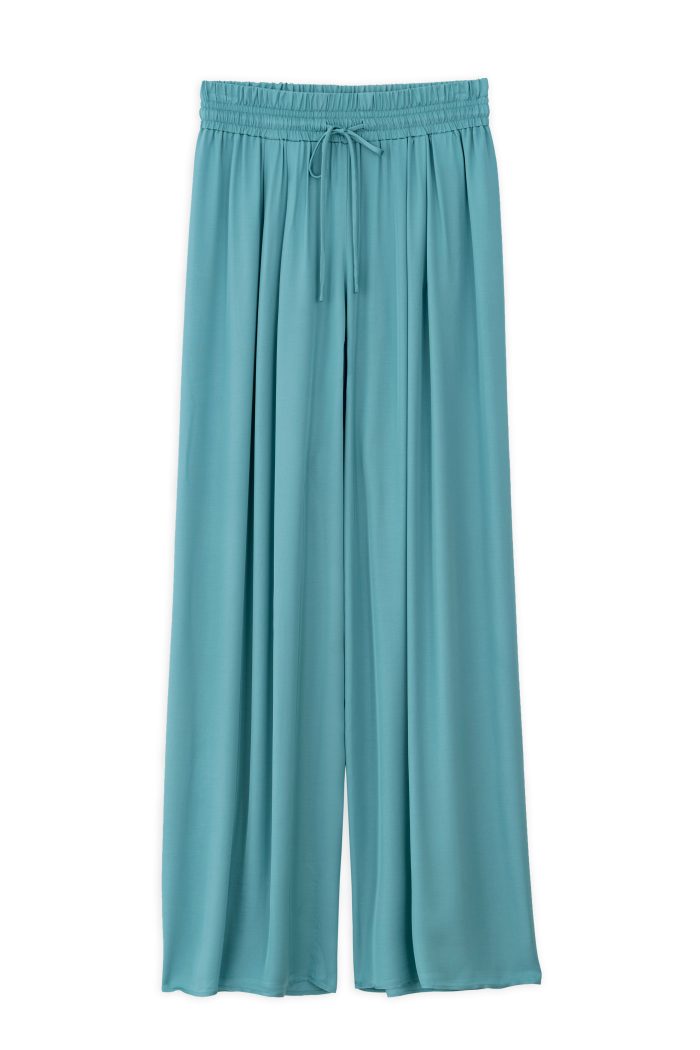 PHILOSOPHY SATIN FINE ECOVERO WIDE LEG PANTS 