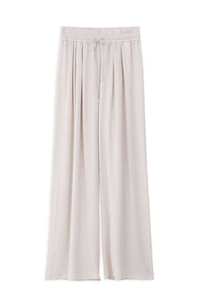 PHILOSOPHY SATIN FINE ECOVERO WIDE LEG PANTS 