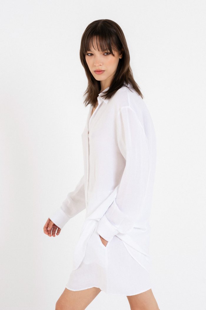 PHILOSOPHY GAUZE OVERSIZED SHIRT