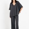 PHILOSOPHY ORGANIC JERSEY OVERSIZED BLOUSE
