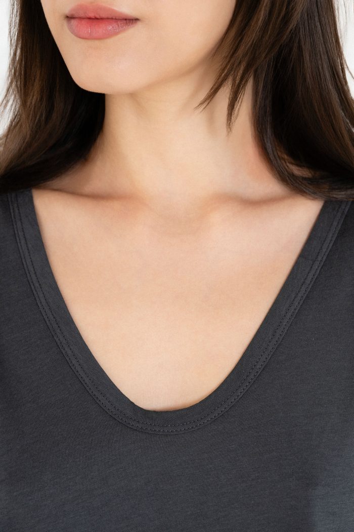 PHILOSOPHY ORGANIC JERSEY OVERSIZED BLOUSE