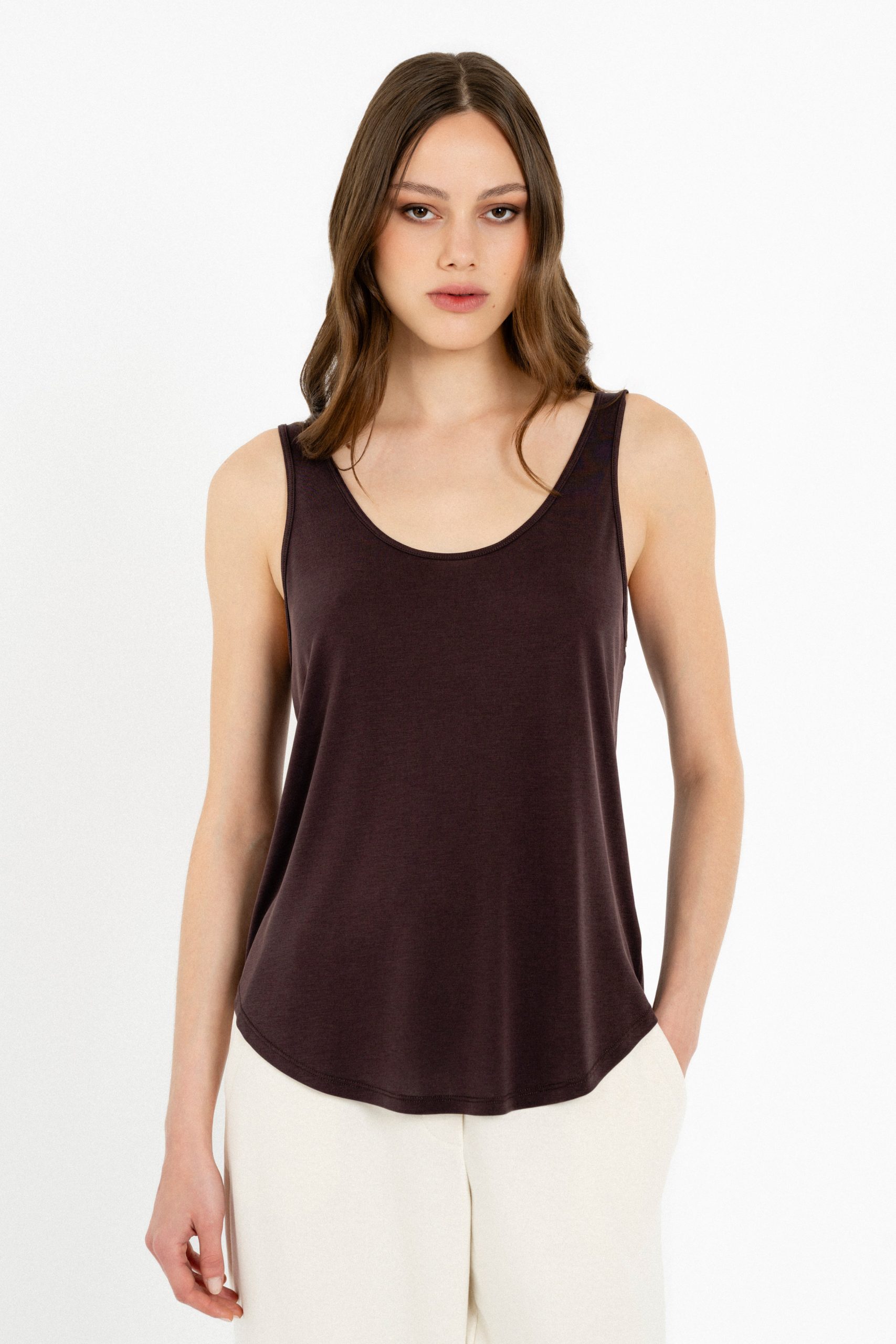 PHILOSOPHY BASIC CUPRO TANK TOP