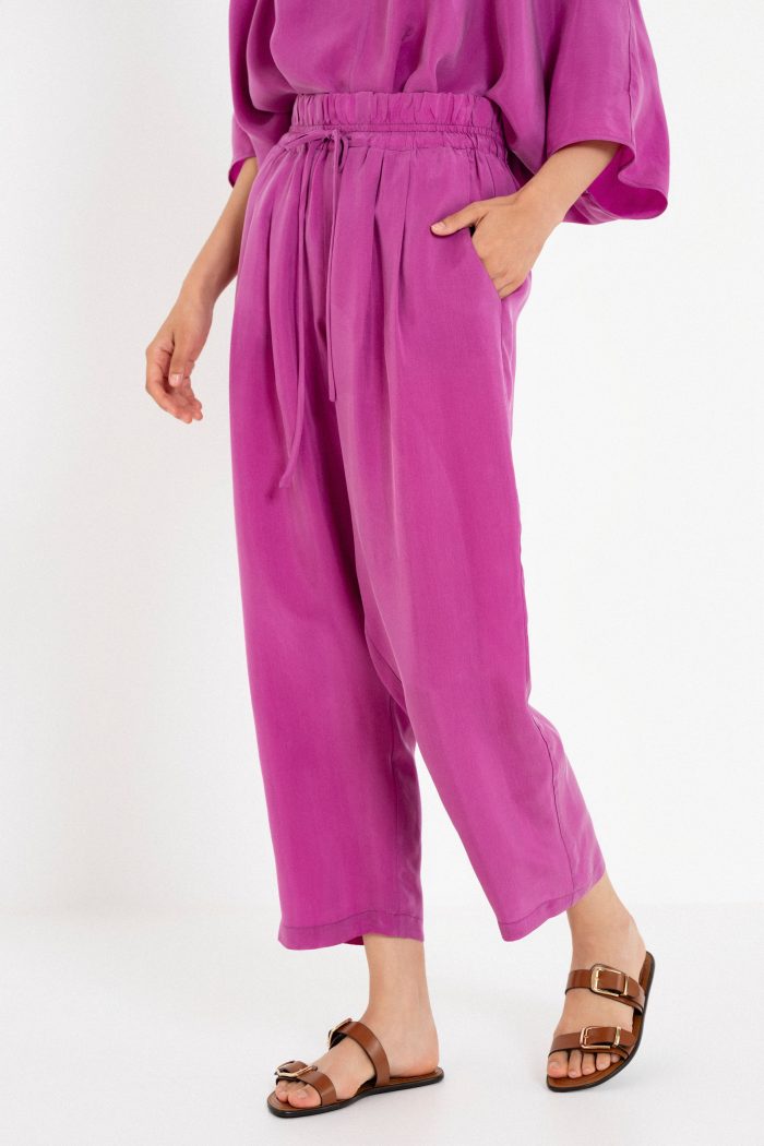 PHILOSOPHY CUPRO PLEATED PANTS