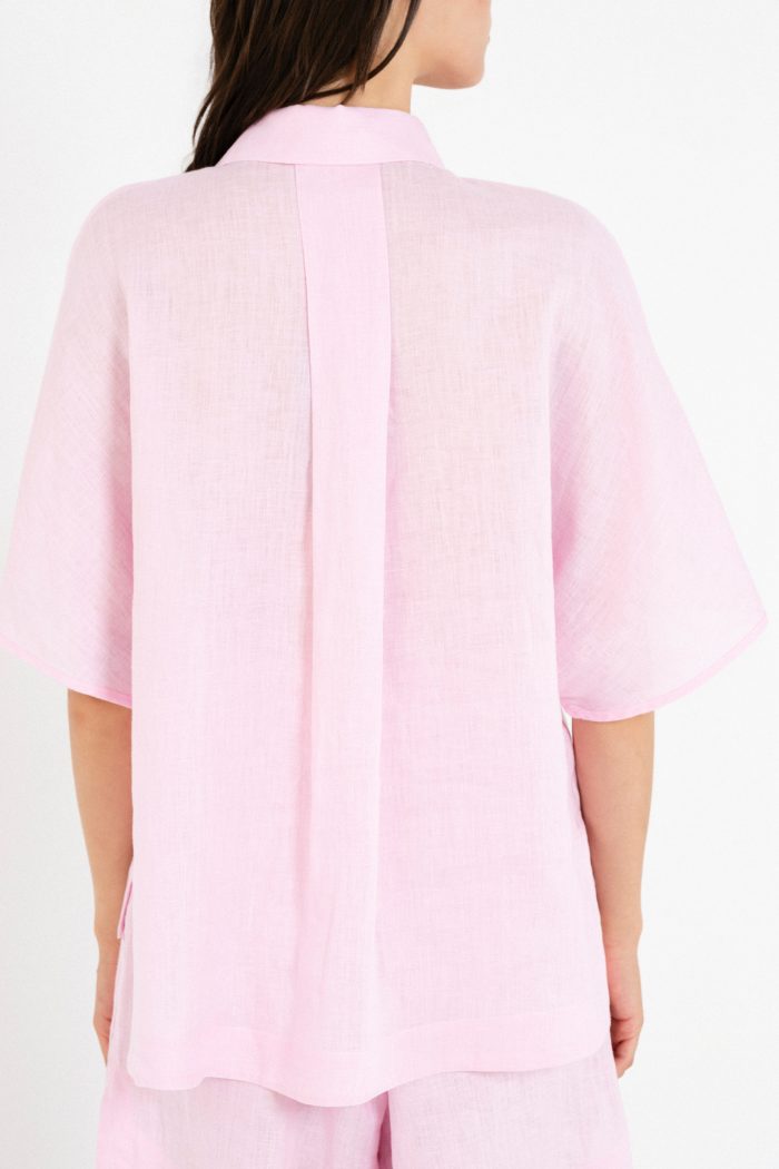 PHILOSOPHY LINEN OVERSIZED BLOUSE