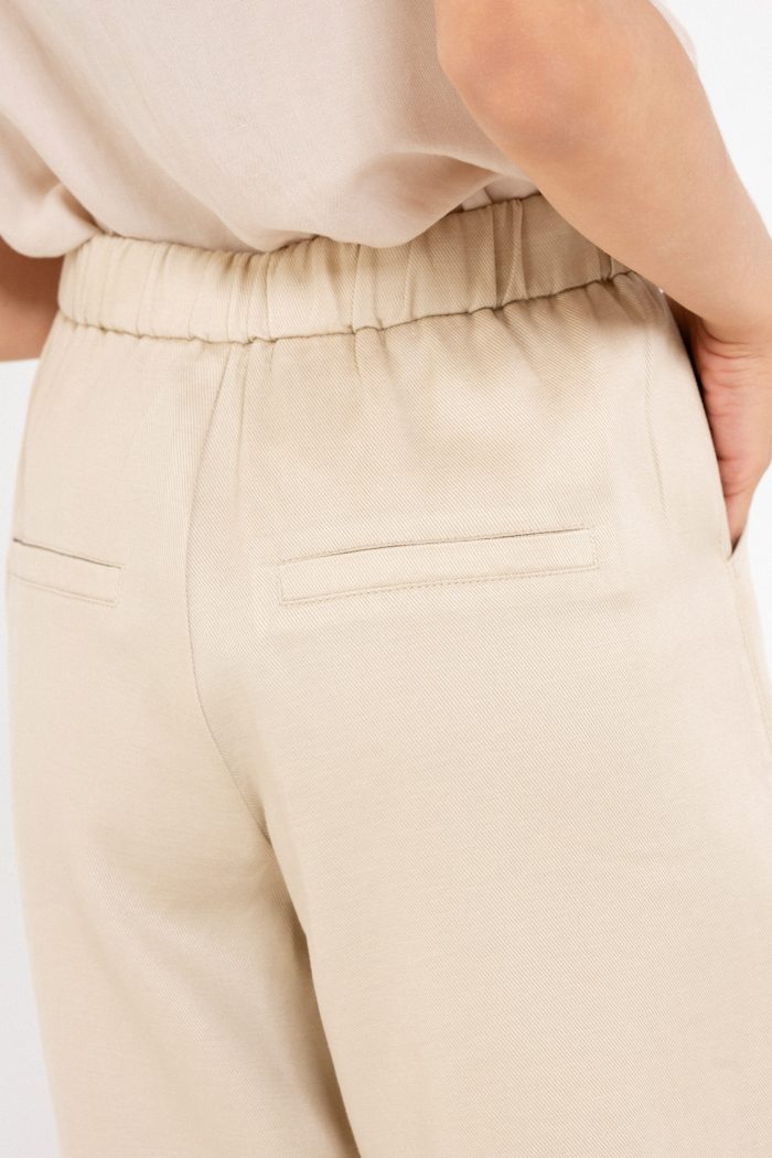 PHILOSOPHY TWILL LINEN SHORTS