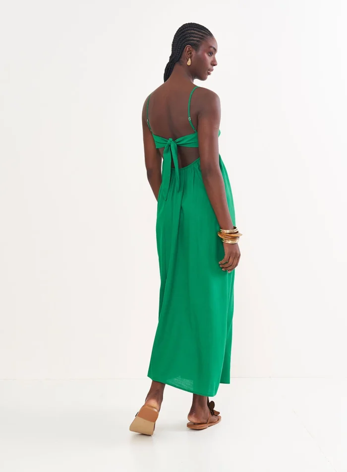 COLCCI LONG DRESS WITH BACK TIE