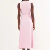 COLCCI FITTED MIDI DRESS
