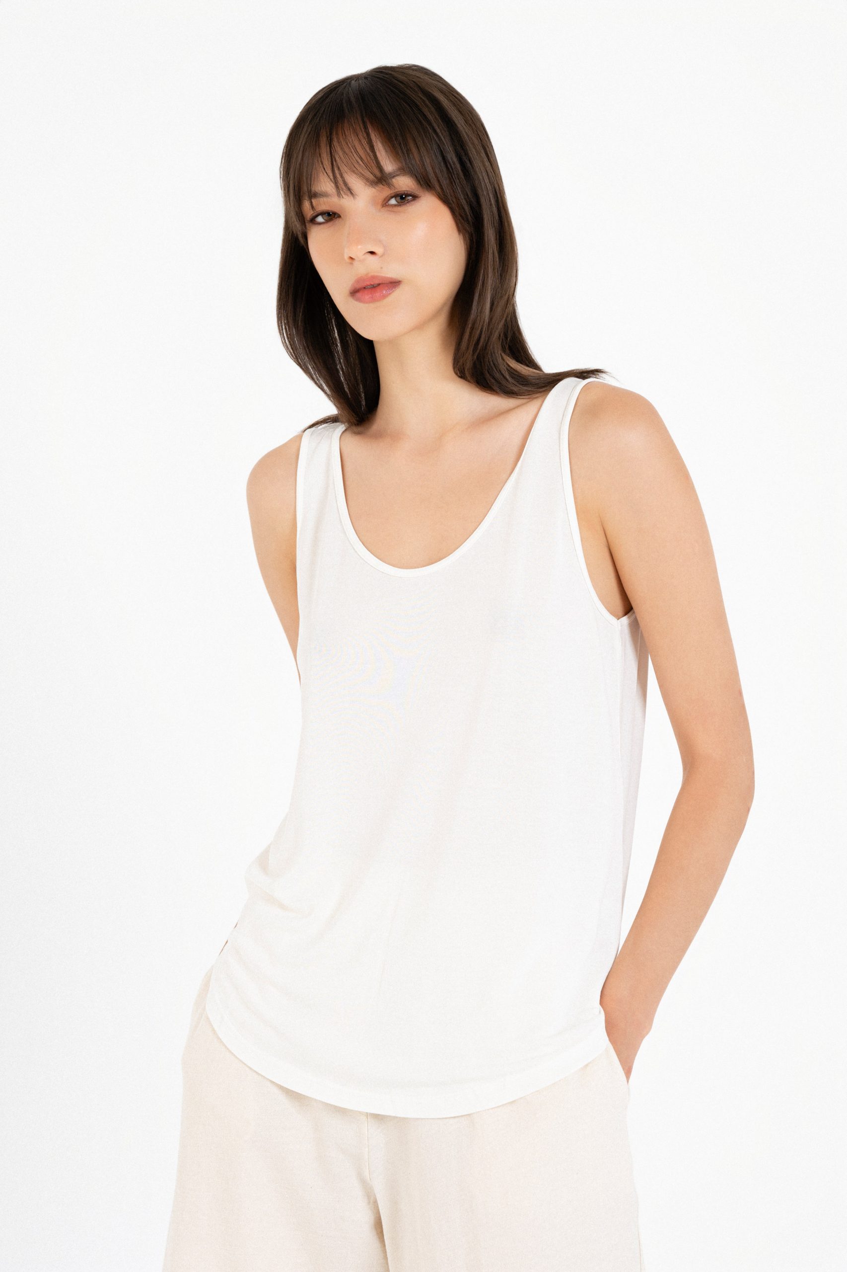 PHILOSOPHY BASIC CUPRO TANK TOP