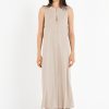 PHILOSOPHY RIB HALTER NECK DRESS 