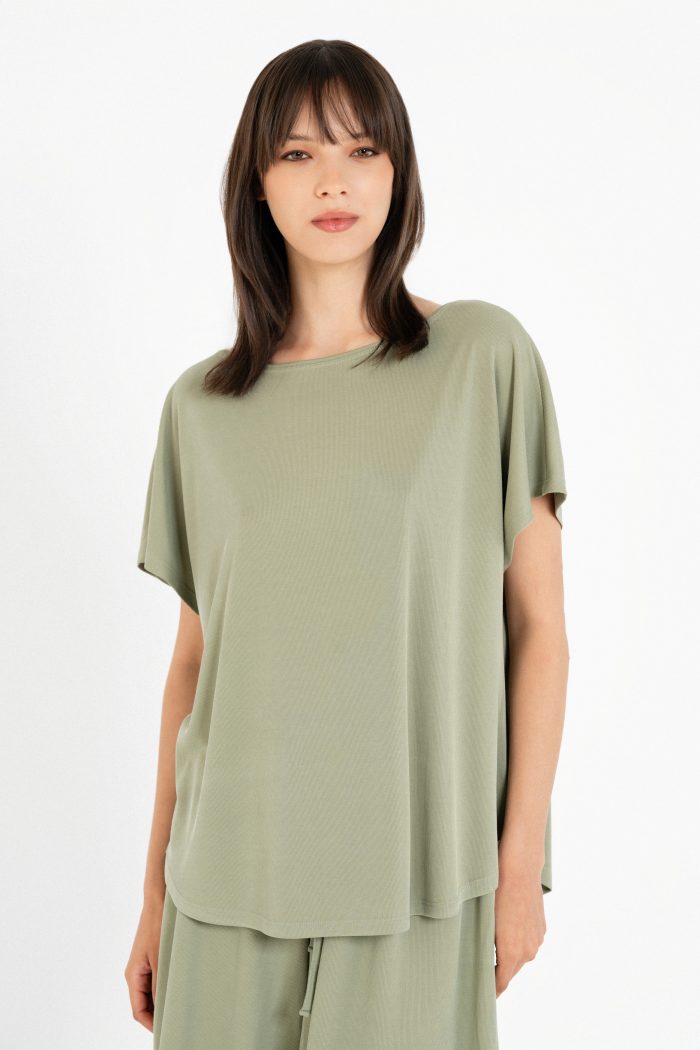 PHILOSOPHY RIB OVERSIZED  TOP