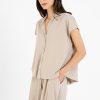 PHILOSOPHY  RIB CROPPED SHIRT