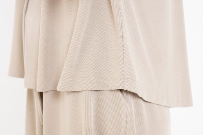 PHILOSOPHY  RIB CROPPED SHIRT