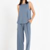 PHILOSOPHY RIB HALTER NECK TOP 