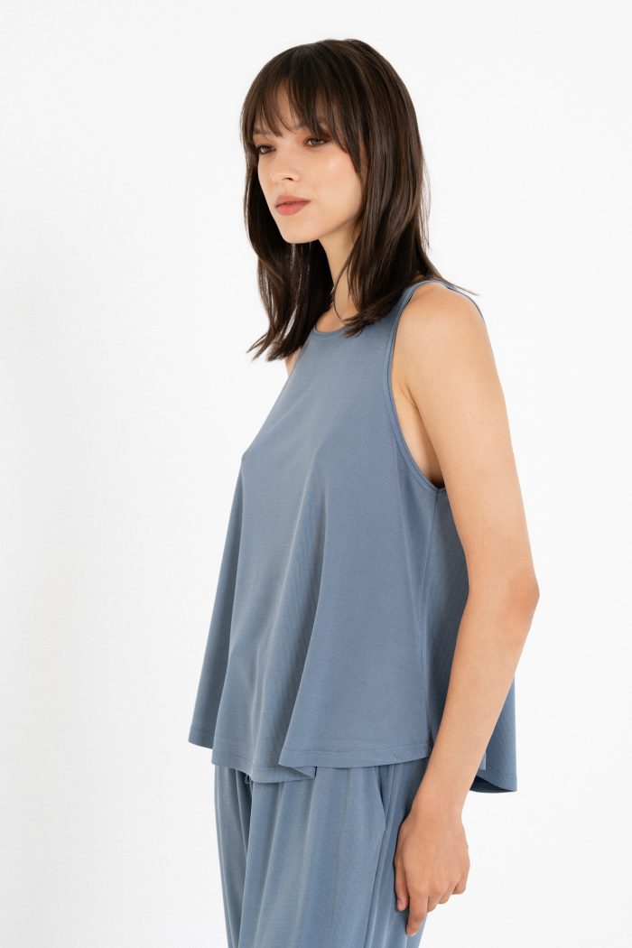 PHILOSOPHY RIB HALTER NECK TOP 