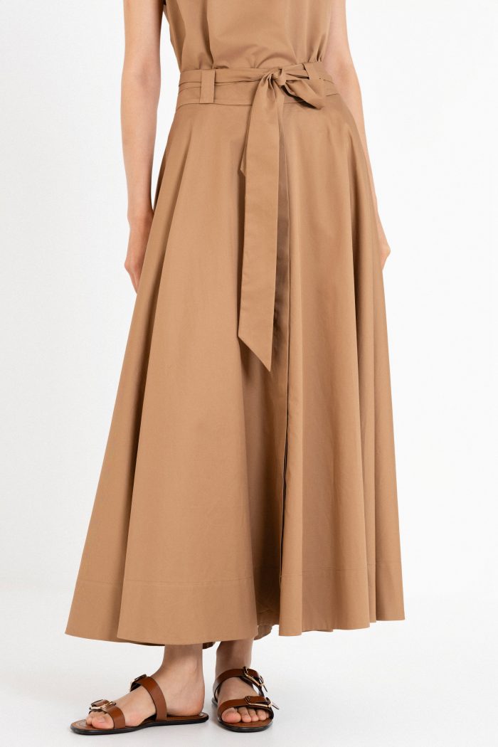 PHILOSOPHY POPLIN SKIRT