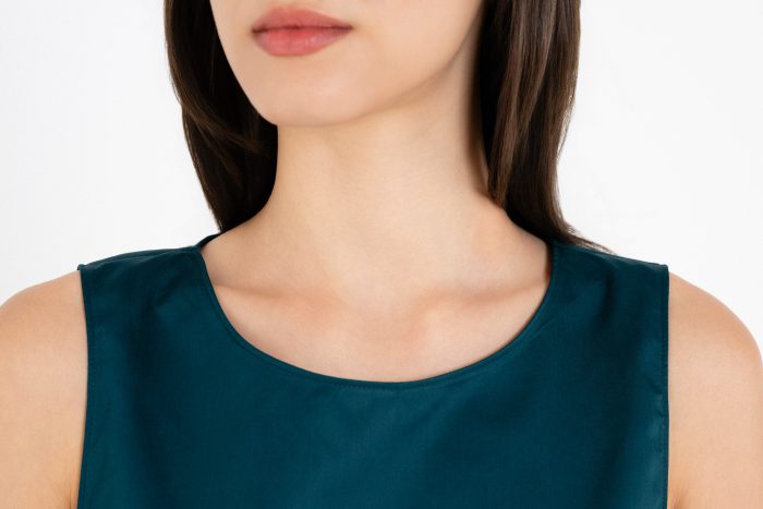 PHILOSOPHY POPLIN CROPPED TOP