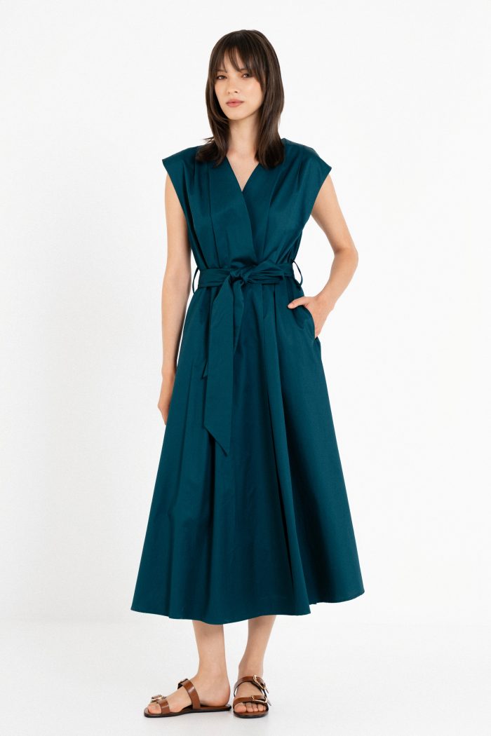 PHILOSOPHY POPLIN RAP DRESS 