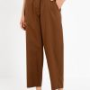 PHILOSOPHY POPLIN BARREL PANTS