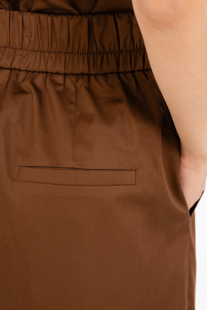 PHILOSOPHY POPLIN BARREL PANTS