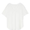 PHILOSOPHY BASIC CUPRO V NECK TOP