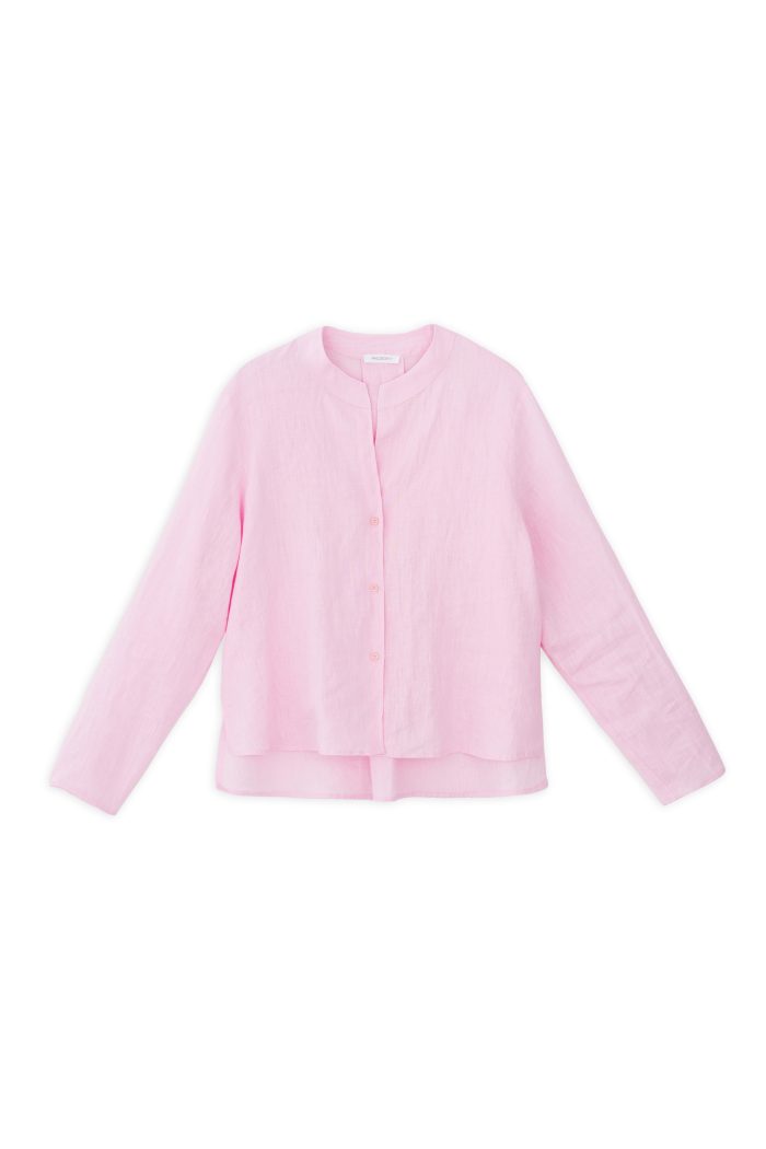 PHILOSOPHY LINEN CROPPED SHIRT
