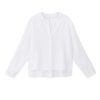 PHILOSOPHY LINEN CROPPED SHIRT