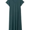 PHILOSOPHY BASIC CUPRO SHORT SLEEVE DRESS