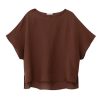 PHILOSOPHY GAUZE OVERSIZED BLOUSE