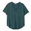 PHILOSOPHY BASIC CUPRO V NECK TOP