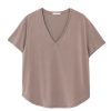 PHILOSOPHY BASIC CUPRO V NECK TOP