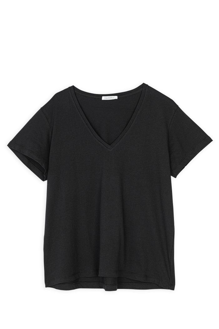 PHILOSOPHY ORGANIC COTTON V NECK T-SHIRT