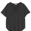 PHILOSOPHY BASIC CUPRO V NECK TOP