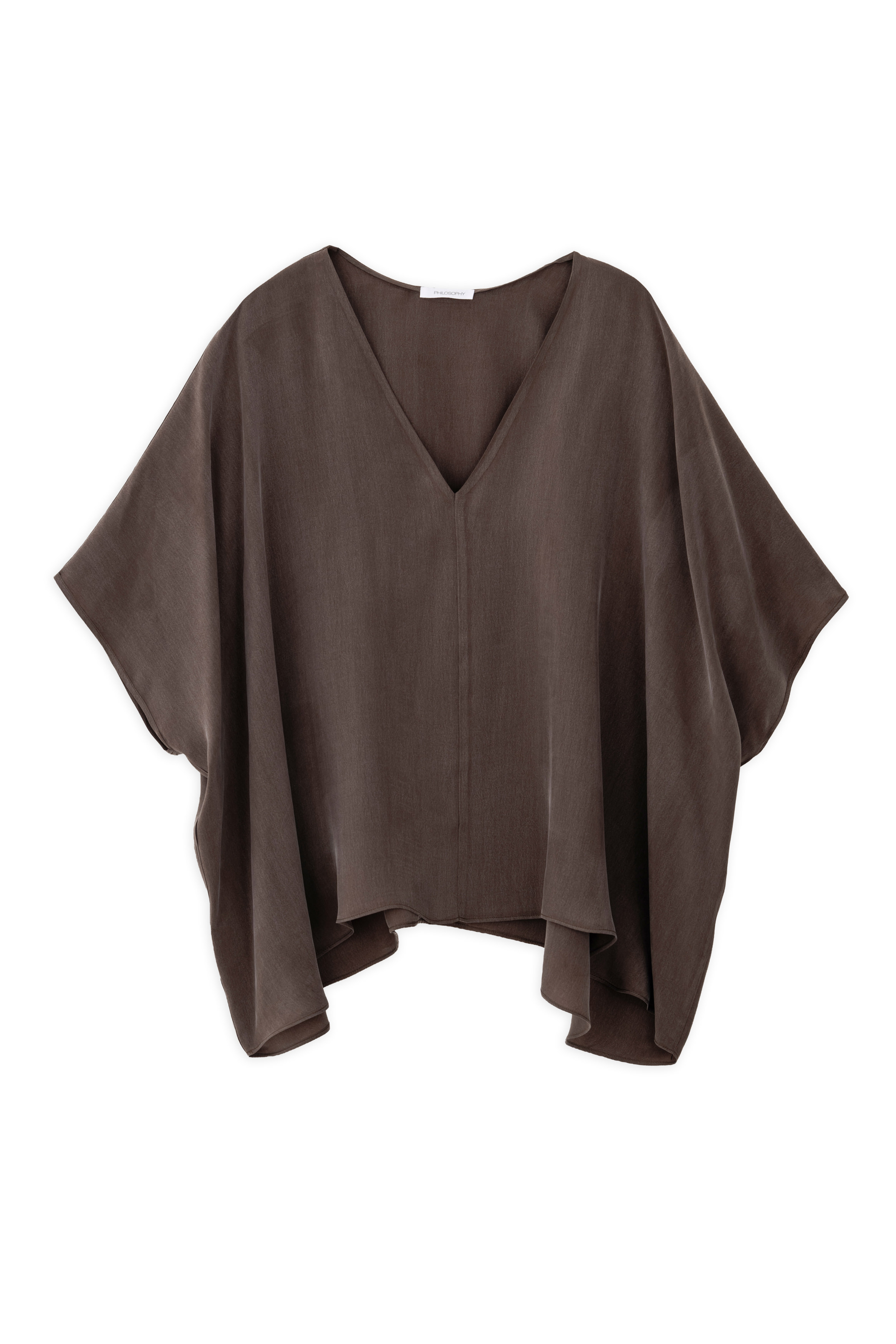 PHILOSOPHY CUPRO OVERSIZED BLOUSE