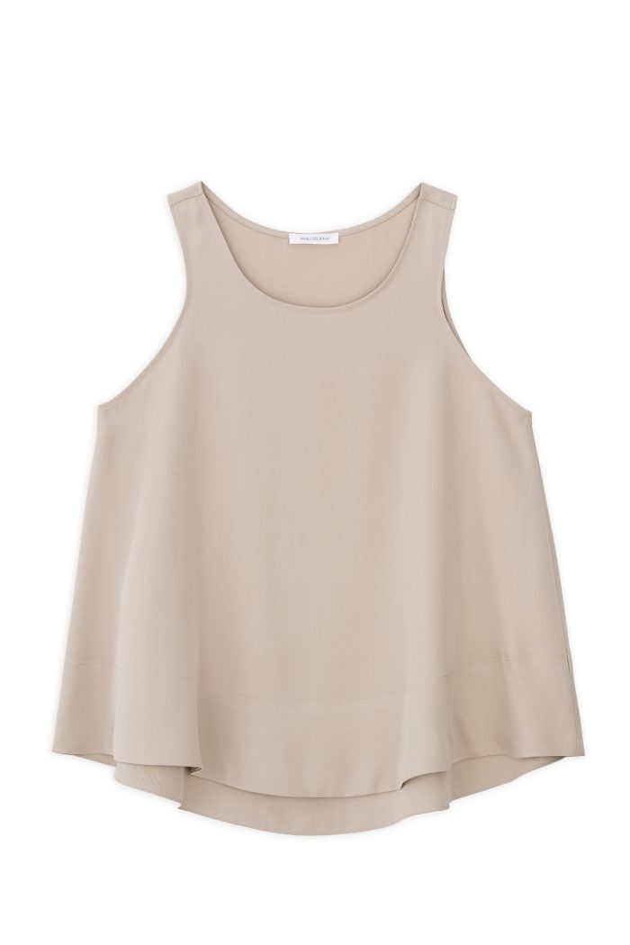 PHILOSOPHY LYOCELL HALTER NECK BLOUSE