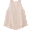 PHILOSOPHY GAUZE V NECK TOP 