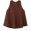 PHILOSOPHY GAUZE V NECK TOP 