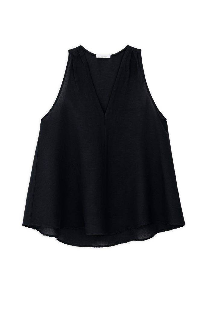 PHILOSOPHY GAUZE V NECK TOP 