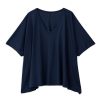 PHILOSOPHY ORGANIC JERSEY OVERSIZED BLOUSE