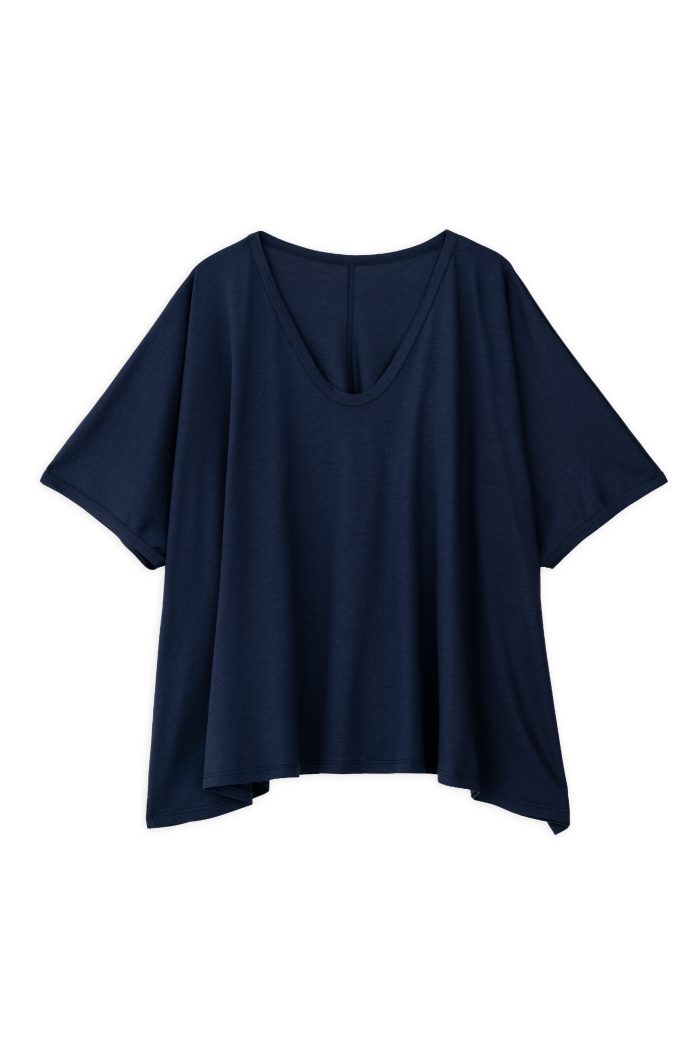 PHILOSOPHY ORGANIC JERSEY OVERSIZED BLOUSE