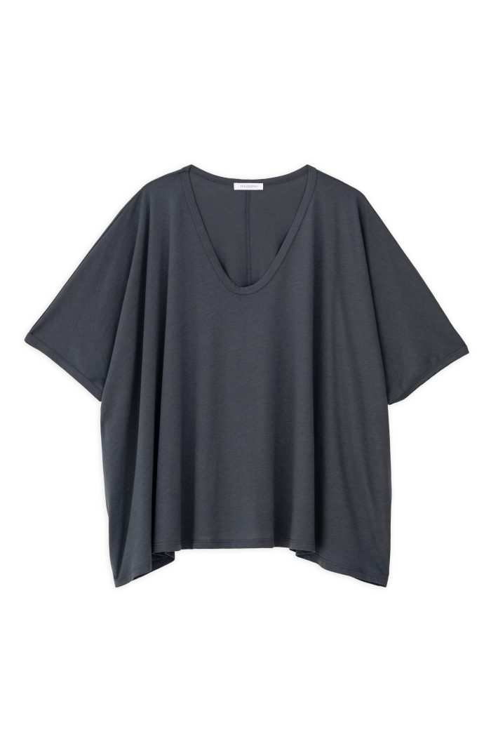 PHILOSOPHY ORGANIC JERSEY OVERSIZED BLOUSE