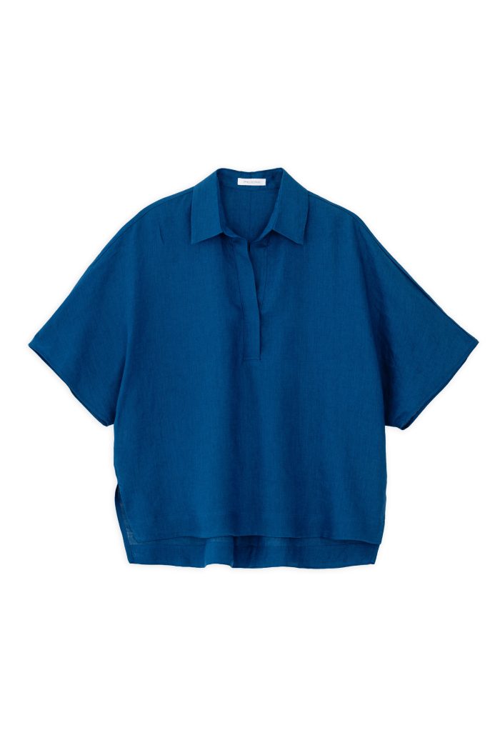 PHILOSOPHY LINEN OVERSIZED BLOUSE