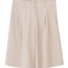 PHILOSOPHY LYOCELL PLEATED SHORTS