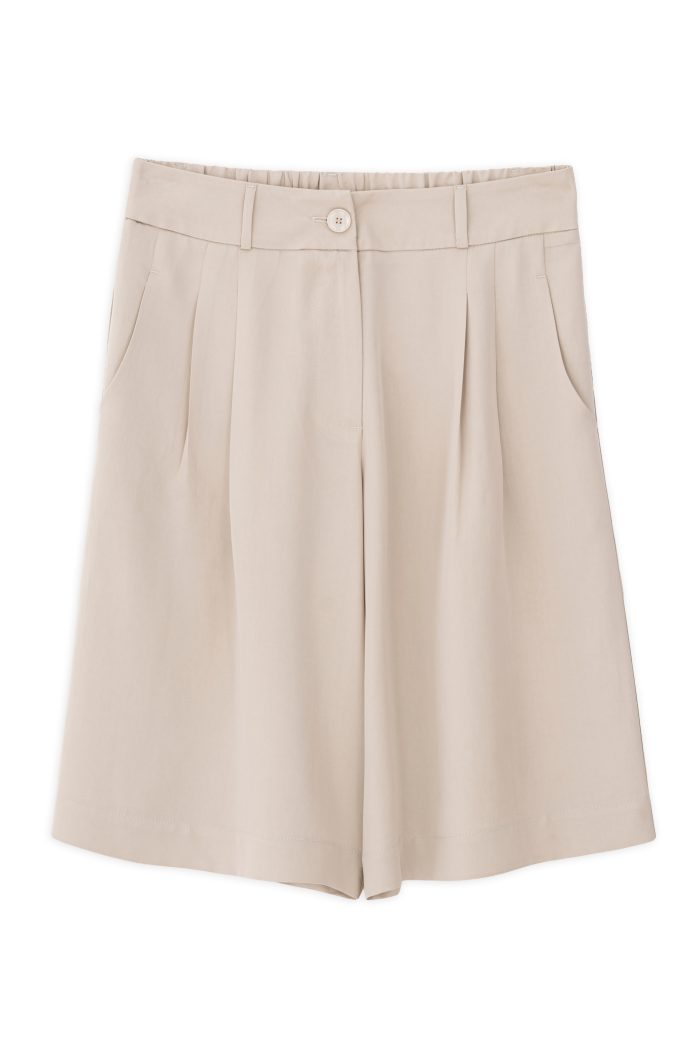PHILOSOPHY LYOCELL PLEATED SHORTS