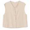 PHILOSOPHY TWILL LINEN VEST 