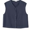 PHILOSOPHY TWILL LINEN VEST 