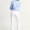 PLEASE HIGH-RISE FIVE-POCKET FLARE TROUSERS