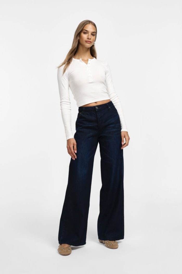 01670_P3LAEH0NUY_IF_3 PLEASE JEANS FLARE HIGH WAIST