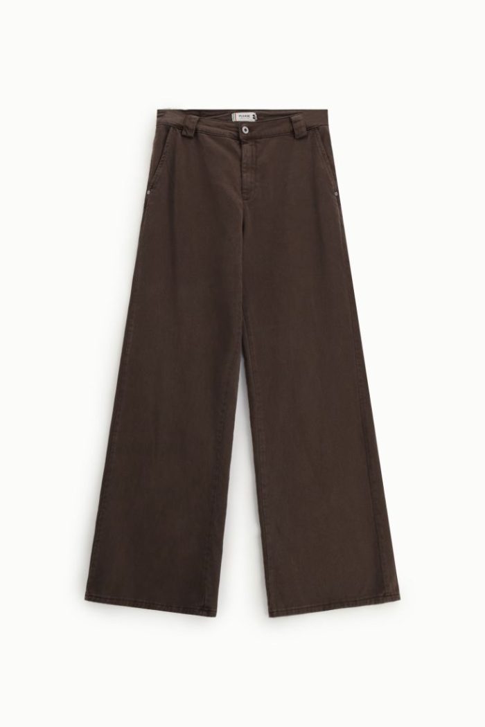 04811_P3NBCJMN3N_F_6 PLEASE LOW-WAISTED PALAZZO TROUSERS WITH WIDE LEGS