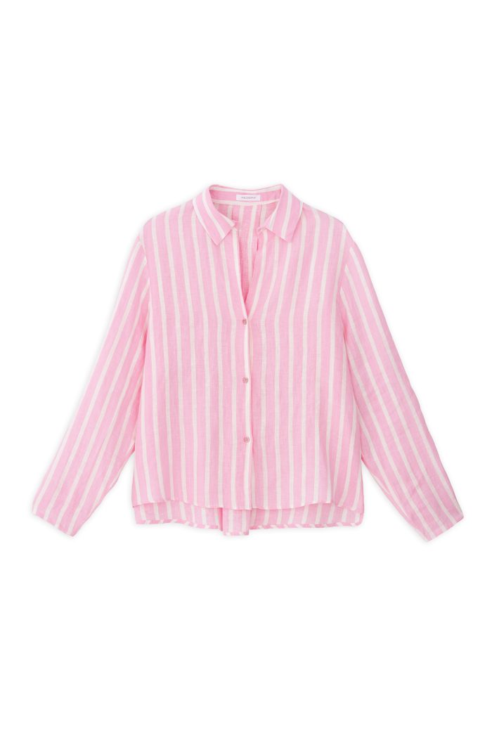 PHILOSOPHY LINEN STRIPES SHIRT